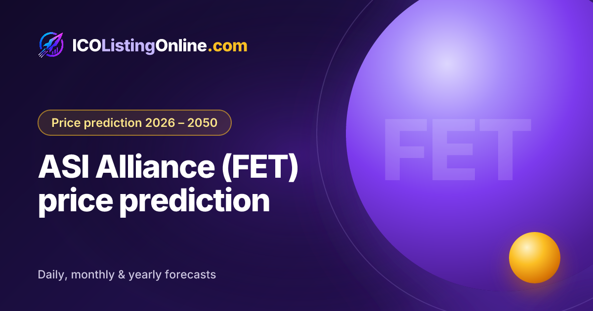 ASI Alliance (FET) price prediction — ICO Listing Online