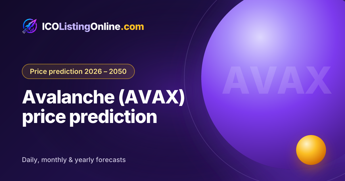 Avalanche (AVAX) price prediction — ICO Listing Online