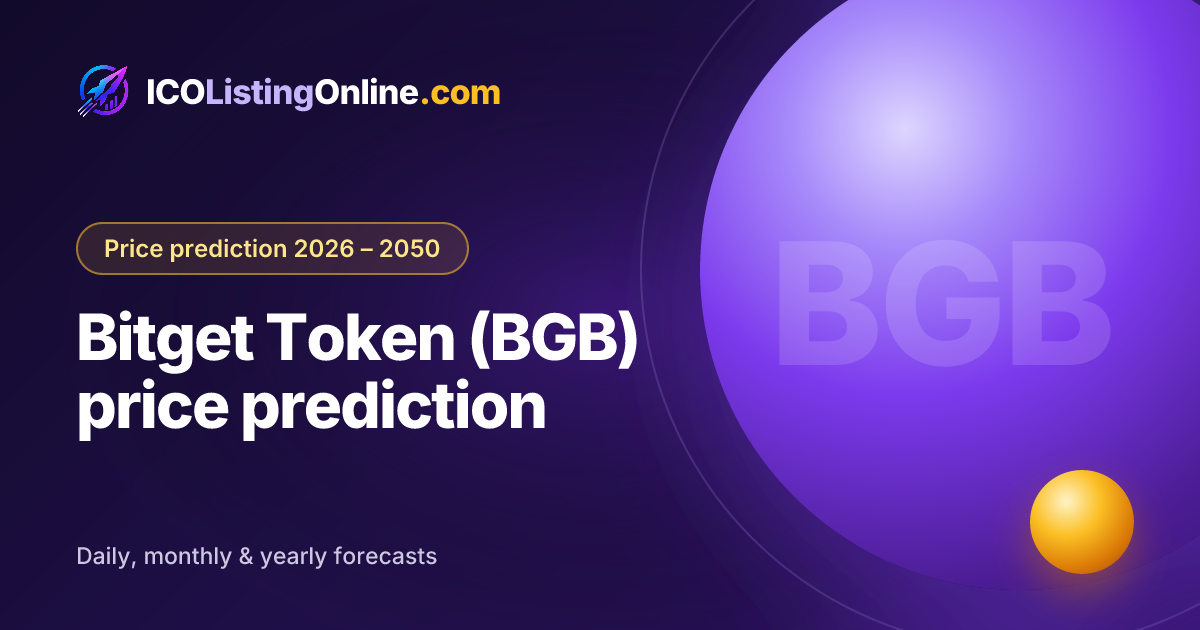 Bitget Token (BGB) price prediction — ICO Listing Online