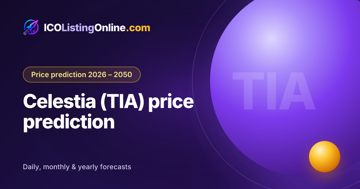 Celestia (TIA) price prediction — ICO Listing Online