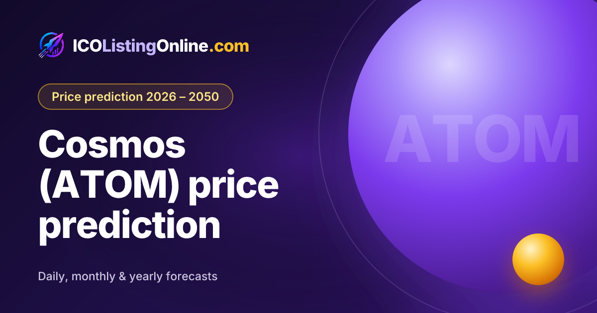 Cosmos (ATOM) price prediction — ICO Listing Online