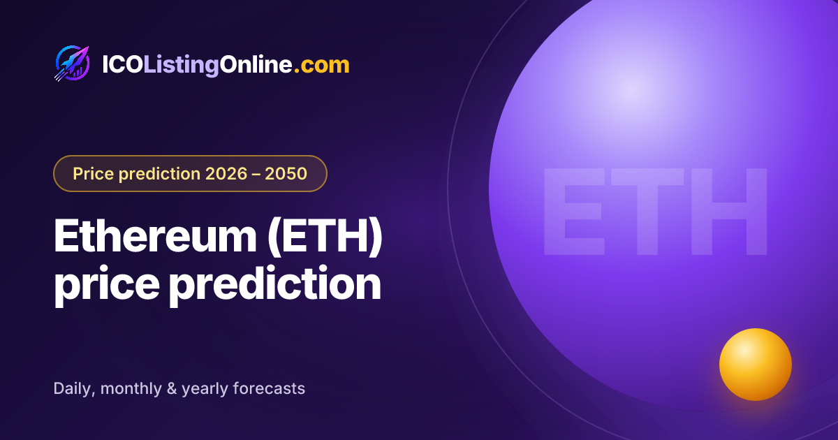 Ethereum (ETH) price prediction — ICO Listing Online
