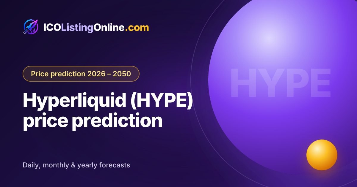Hyperliquid (HYPE) price prediction — ICO Listing Online