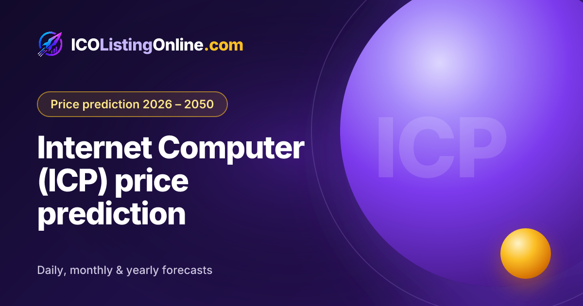 Internet Computer (ICP) price prediction — ICO Listing Online