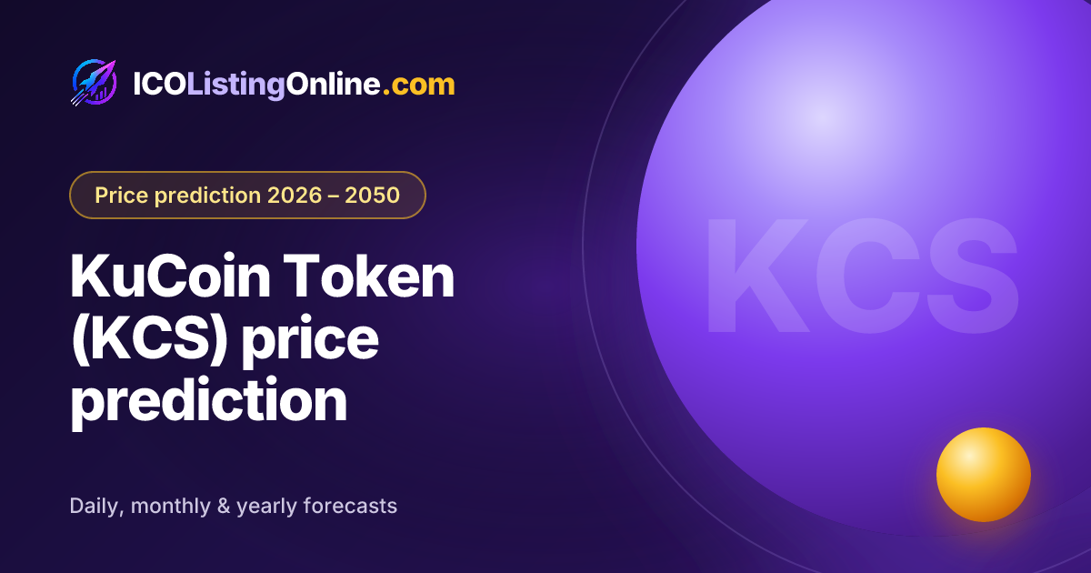 KuCoin Token (KCS) price prediction — ICO Listing Online