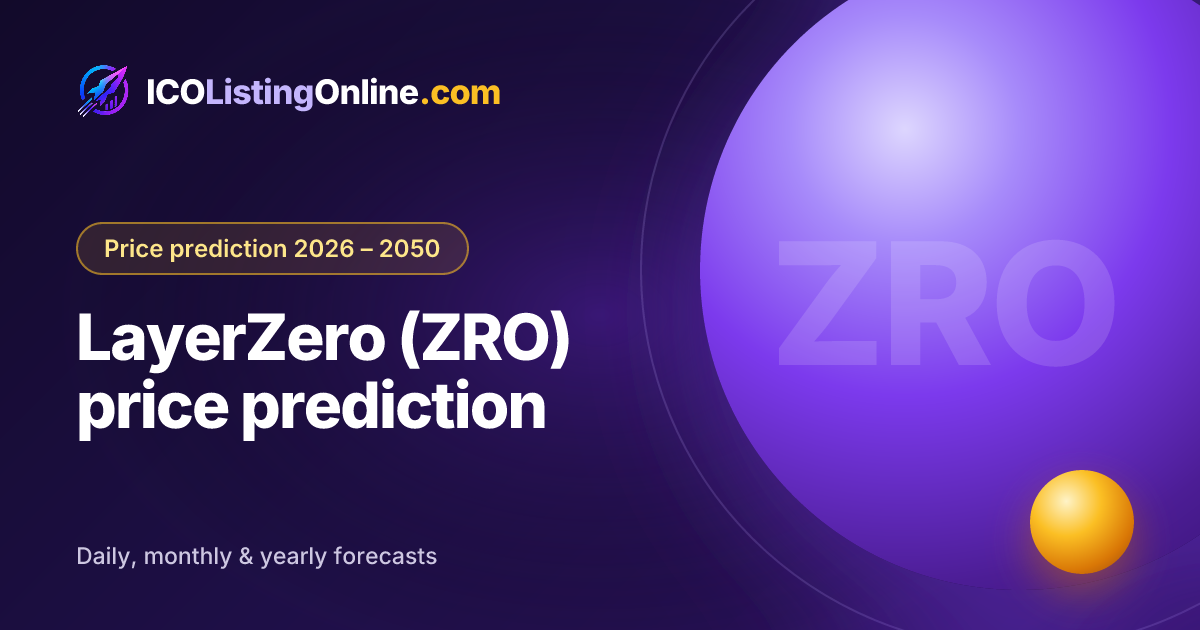 LayerZero (ZRO) price prediction — ICO Listing Online
