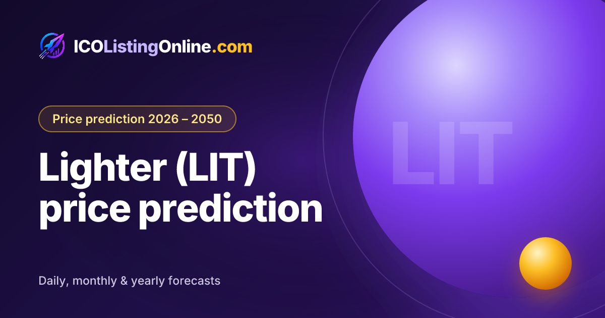 Lighter (LIT) price prediction — ICO Listing Online