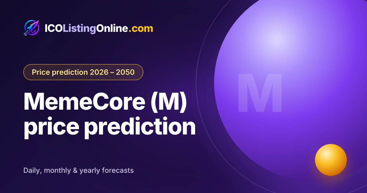 MemeCore (M) price prediction — ICO Listing Online