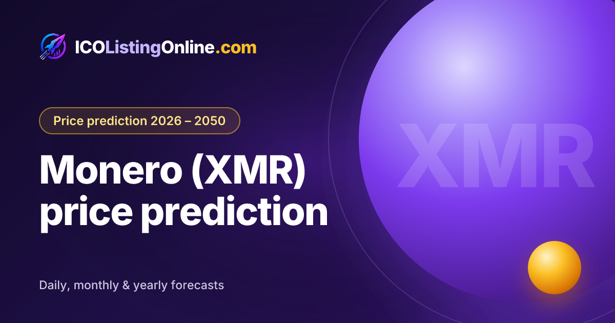 Monero (XMR) price prediction — ICO Listing Online