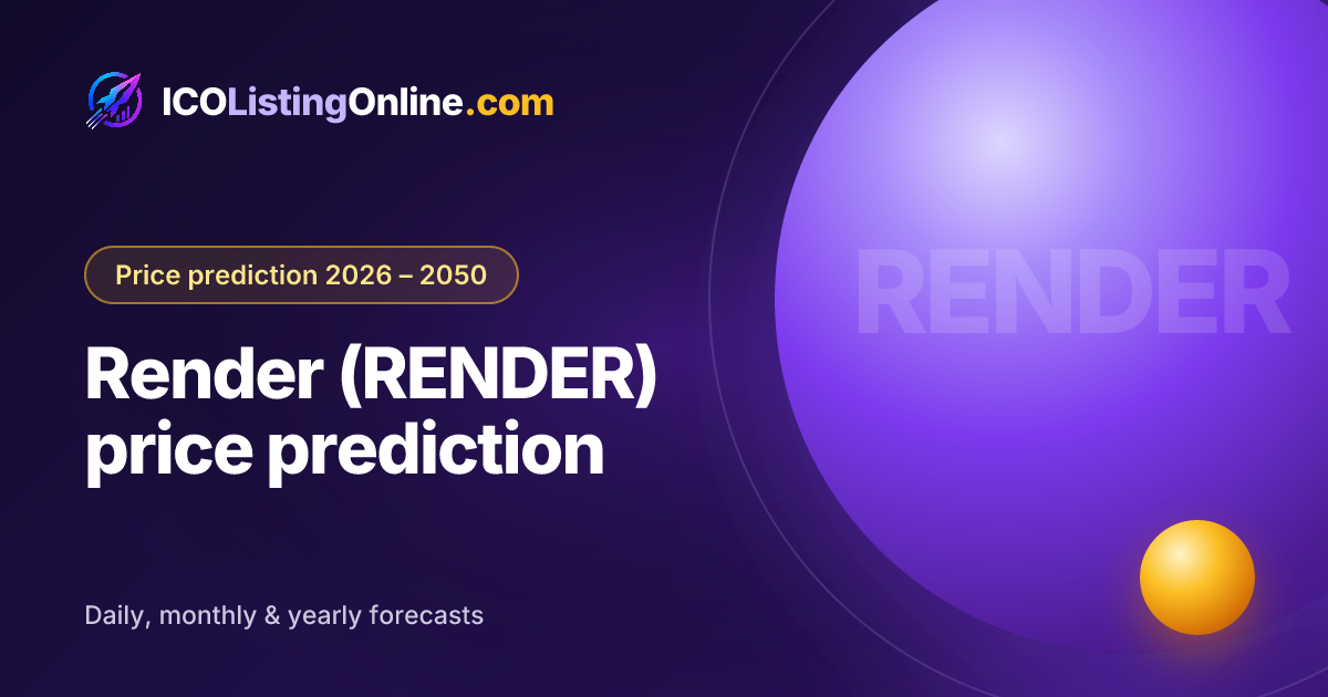 Render (RENDER) price prediction — ICO Listing Online
