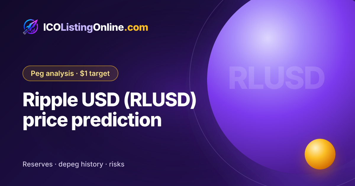 Ripple USD (RLUSD) price prediction — ICO Listing Online