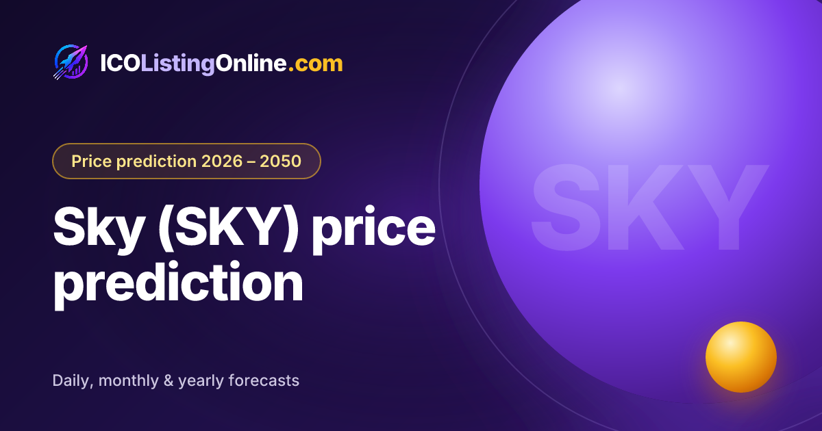 Sky (SKY) price prediction — ICO Listing Online