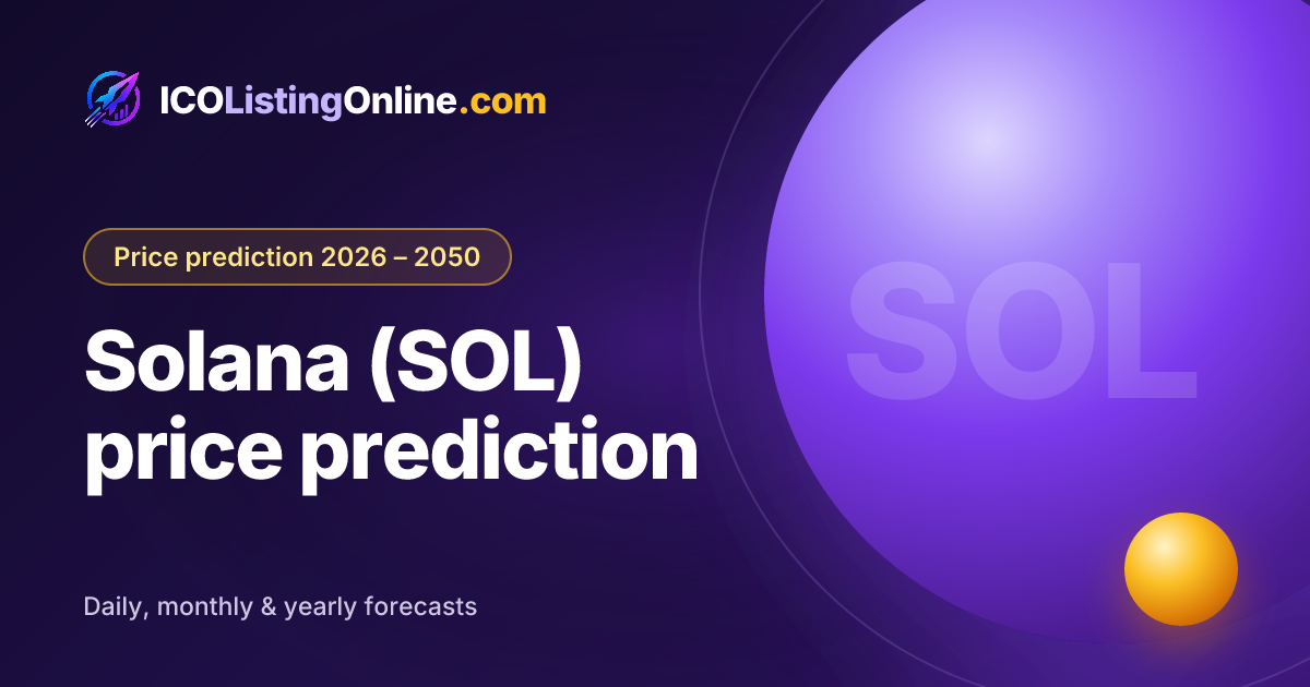 Solana (SOL) price prediction — ICO Listing Online