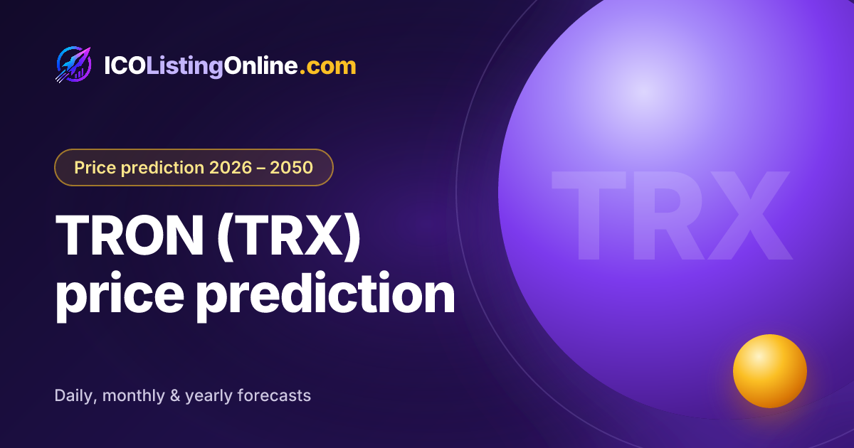 TRON (TRX) price prediction — ICO Listing Online