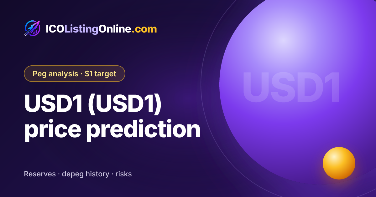 USD1 (USD1) price prediction — ICO Listing Online