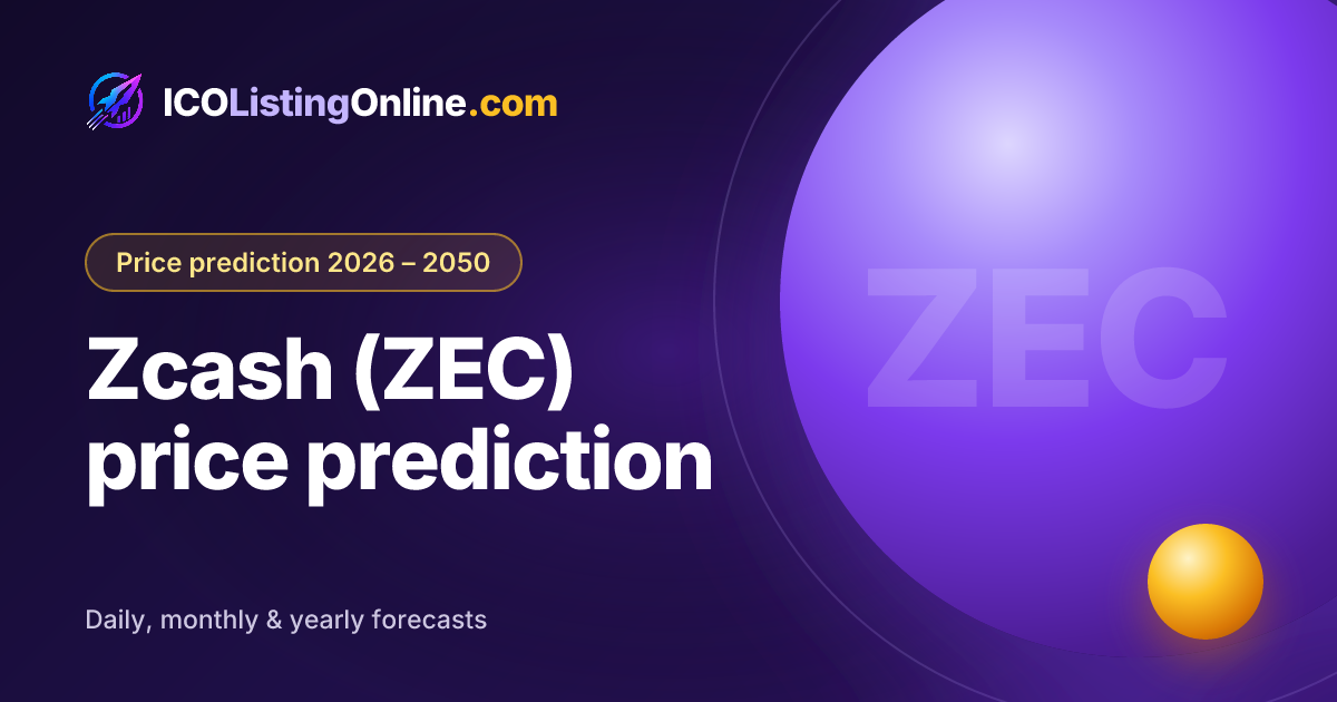 Zcash (ZEC) price prediction — ICO Listing Online